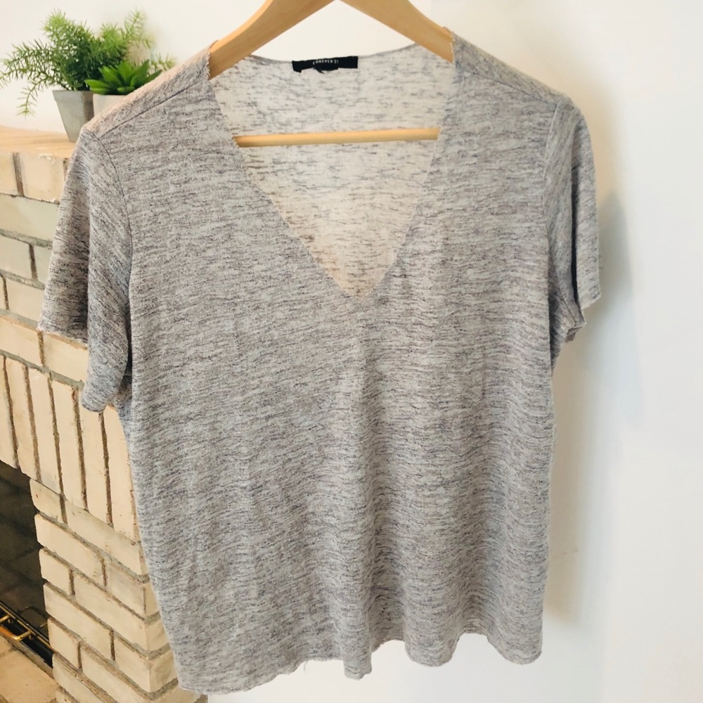 Forever 21 Grey tops